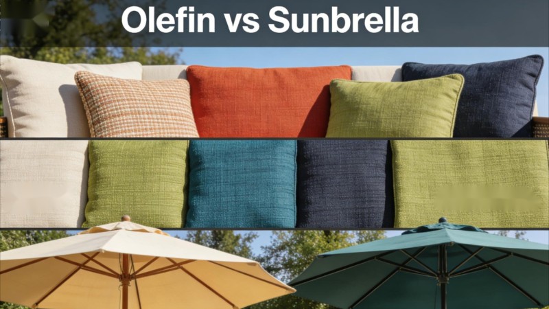 Olefin vs Sunbrella: Which Outdoor Fabric is Right for You?